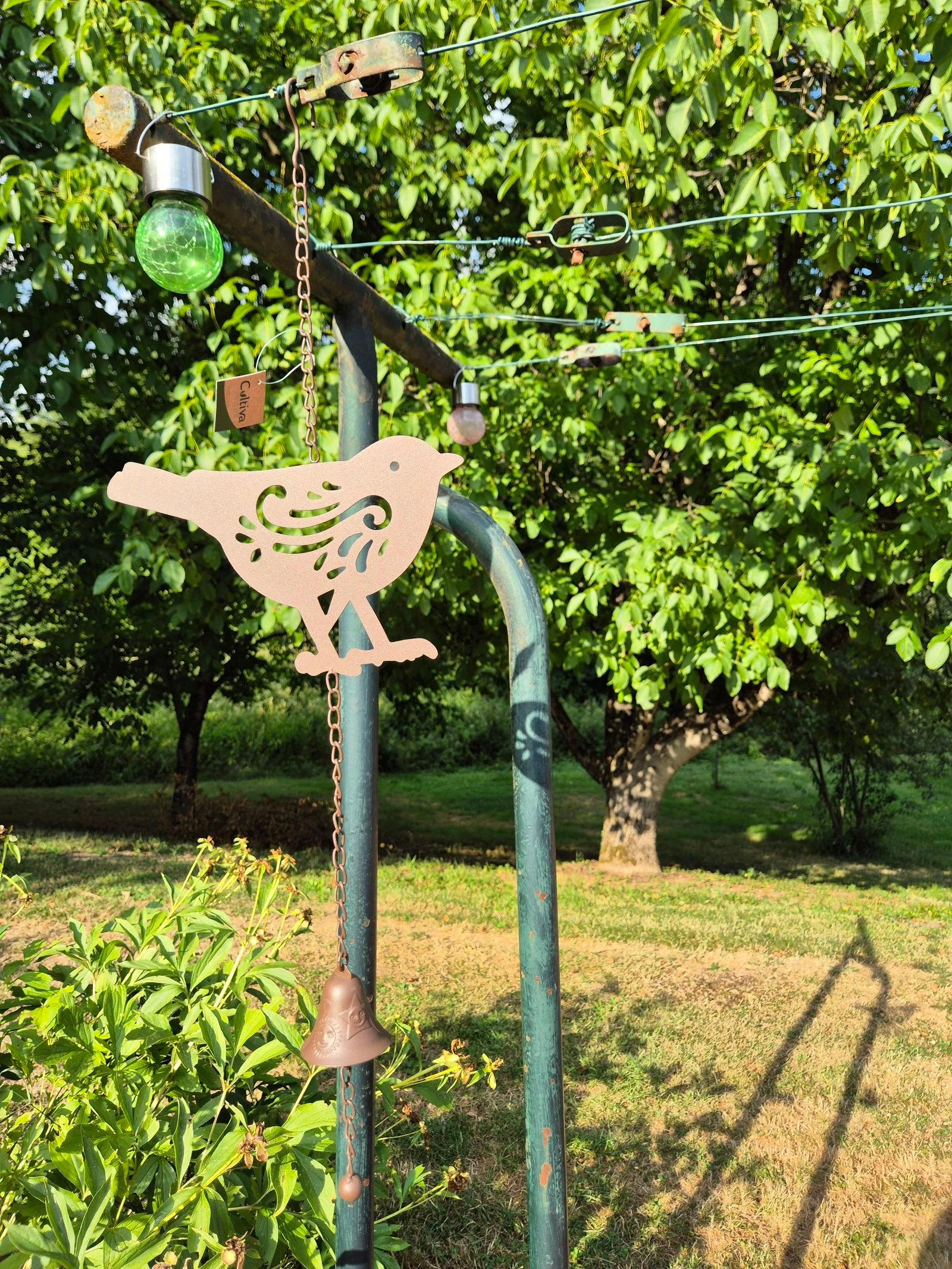 Clochette carillon éolien "oiseau" à suspendre  – photo 4